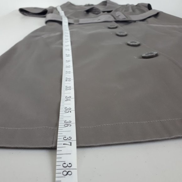 RW&CO. Taupe Button Down Belted Dress - Picture 11 of 16